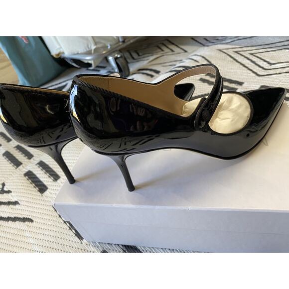 Manolo Blahnik CAMPARINEW 70 Black Patent Leather Size 41.5/11.5 US - Picture 3 of 9